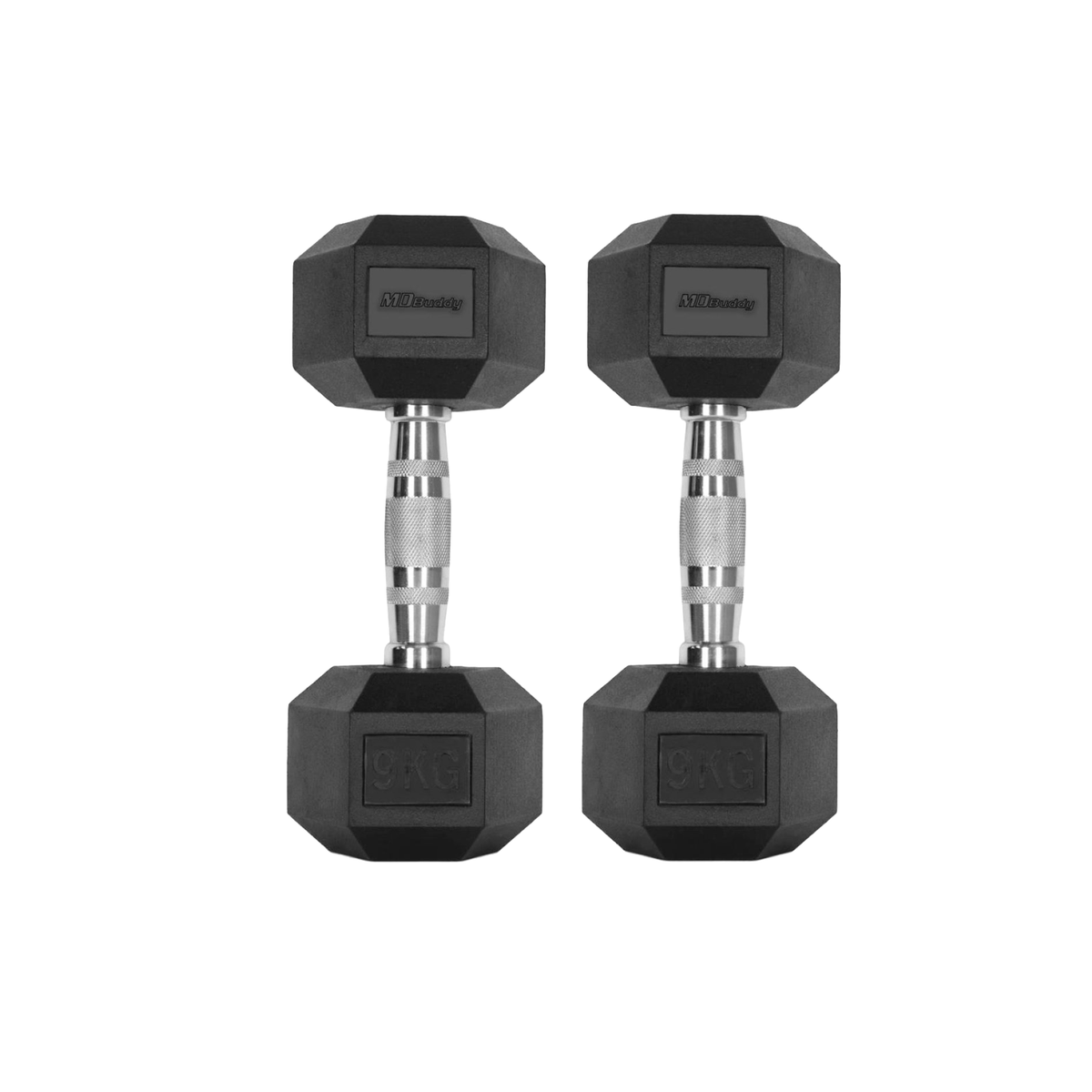 SET MANCUERNA HEXAGONAL ENGOMADA DE 10 PARES MD2102