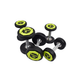SET DE MANCUERNAS DE URETANO VERDE DE 25 PARES MD2117